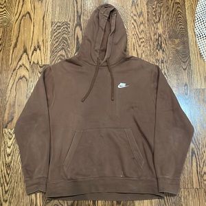 Brown Nike hoodie